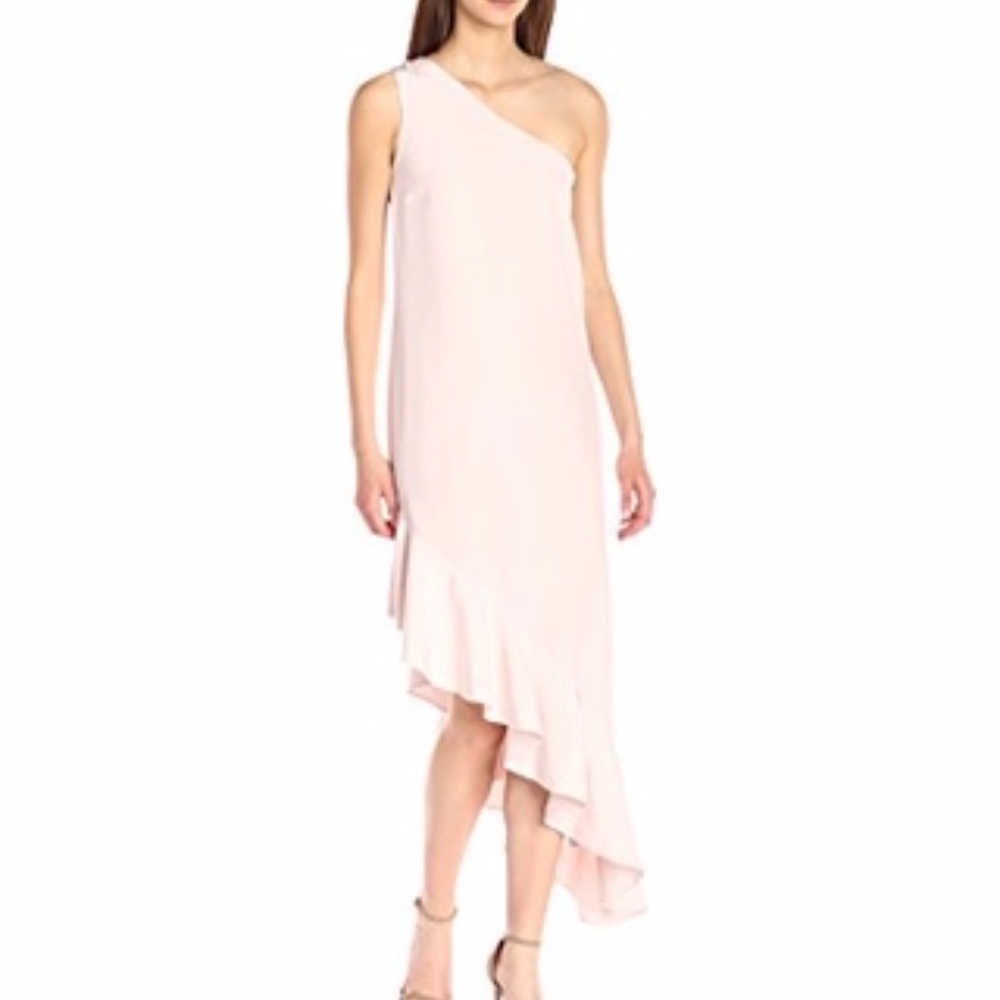 Cynthia Rowley One-Shoulder Asymmetrical Dress